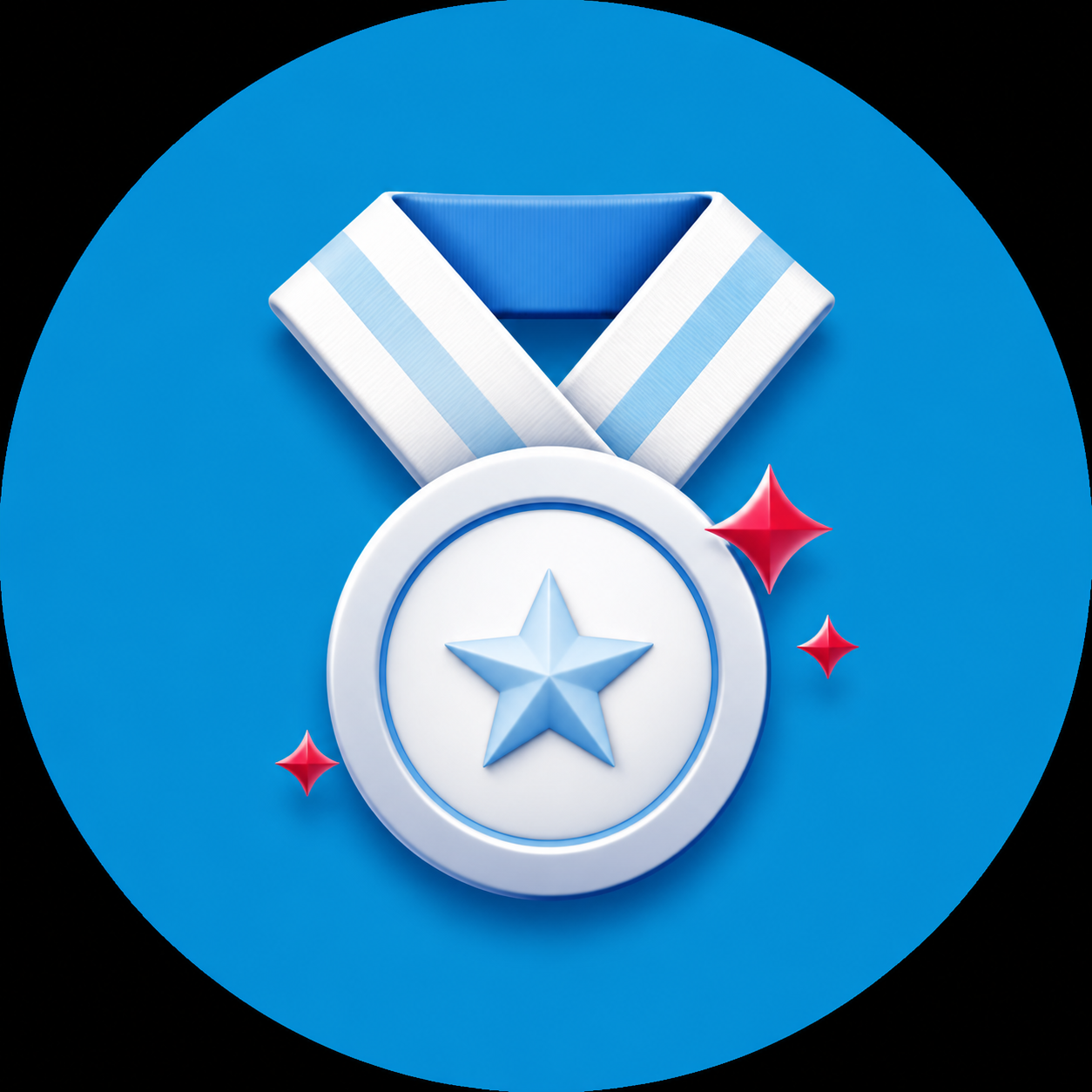Award medal illustration